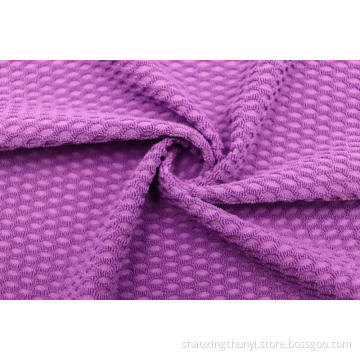Kain Jacquard Terry Timbul Poliester Murni